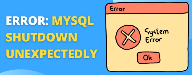 MySQL, unexpectedly, XAMPP
